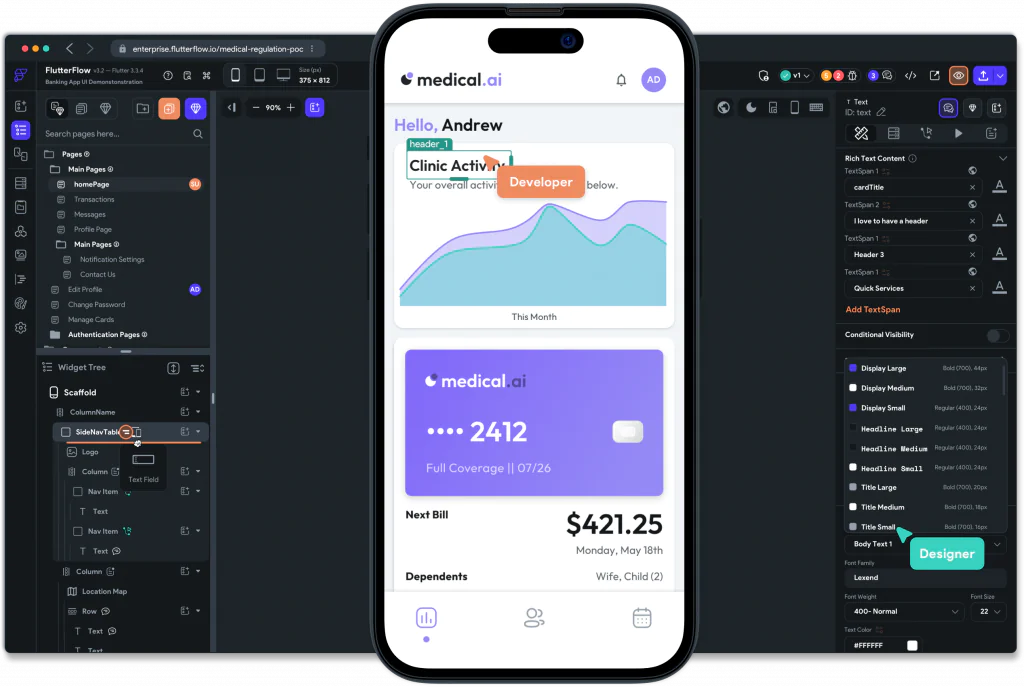 Logo Flutterflow