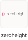 Logo de la technologie "Zeroheight", une technologie de développement utilisée par les experts theTribe.