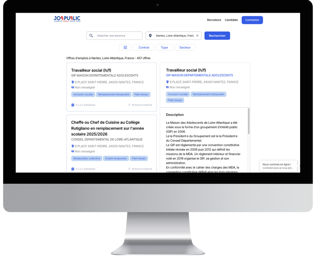 jobpublic-mockup advenir backoffice